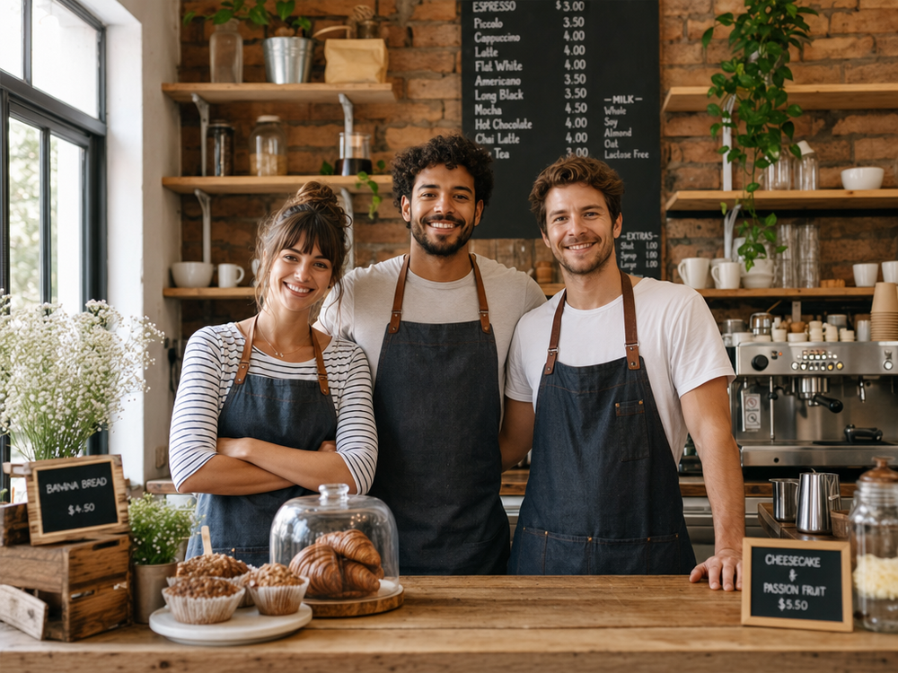 Das Team von Café de Gill